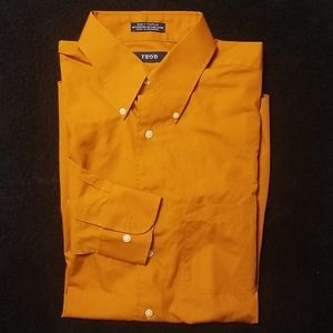 Izod Button Down Silky Poplin 15.5-32.5